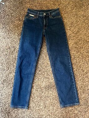 Calvin Klein Indigo Blue Straight-Leg Jeans